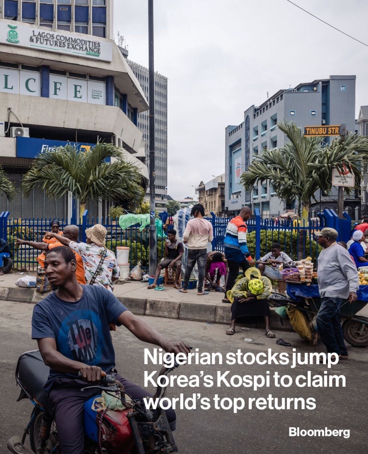 Nigerian stocks jump Korea's Kospi to claim world's top returns